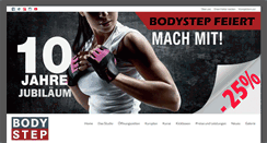 Desktop Screenshot of bodystep.at